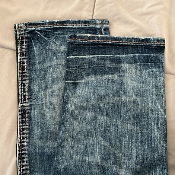 Men’s rock revival jeans. Style:Kort - Picture 6 of 6